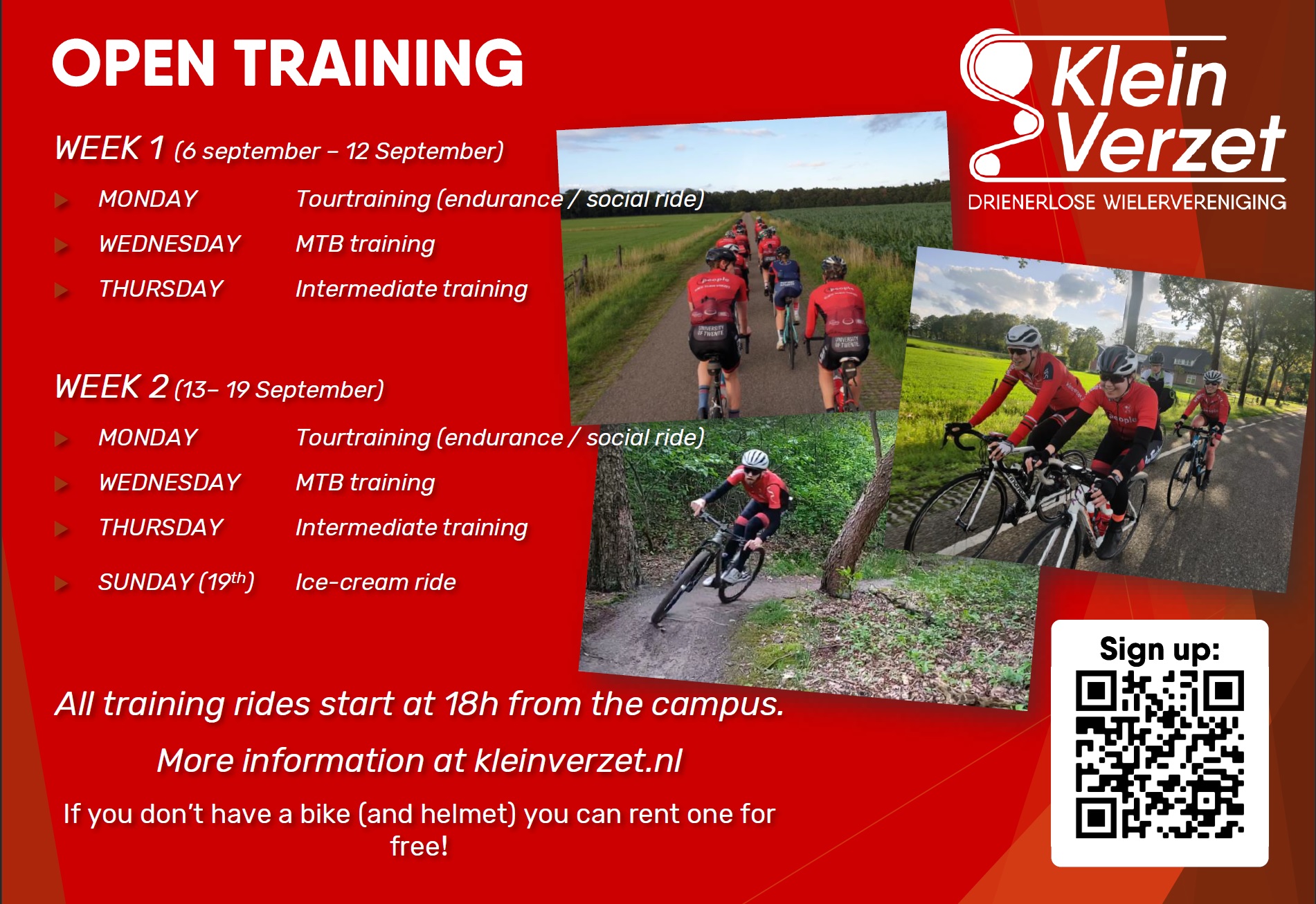 Open trainingen 2021